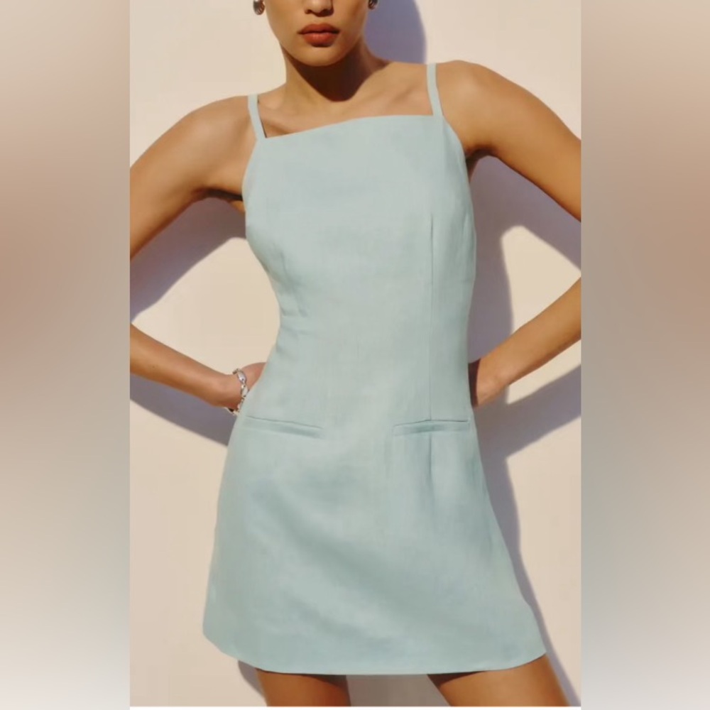 Reformation Phillipa Linen Minidress